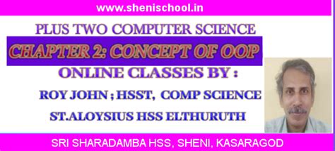 SHENIBLOG: PLUS TWO COMPUTER SCIENCE-CHAPTER 2-ONLINE CLASS