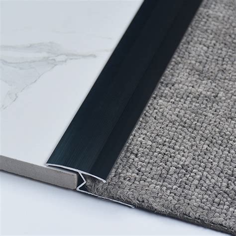 Buy YXX Black Floor Transition Strip Carpet to Vinyl, Flooring Reducer ...