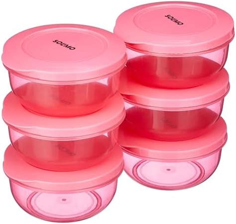 Buy Amazon Brand - Solimo Nestable & Stackable Polypropylene Container ...