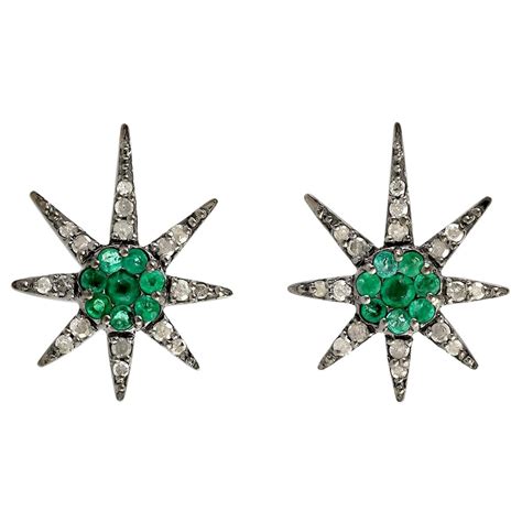 CHANEL Diamond Star Stud Earrings at 1stDibs | chanel diamond star ...