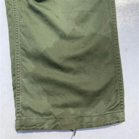 60's U.S.ARMY M-1951 フィールドパンツ M-51 後期 オリーブ DSA-1-818-62-C OG-107 TYPE ...