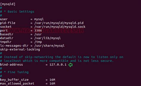Penetration Testing on MYSQL (Port 3306) - Hacking Articles