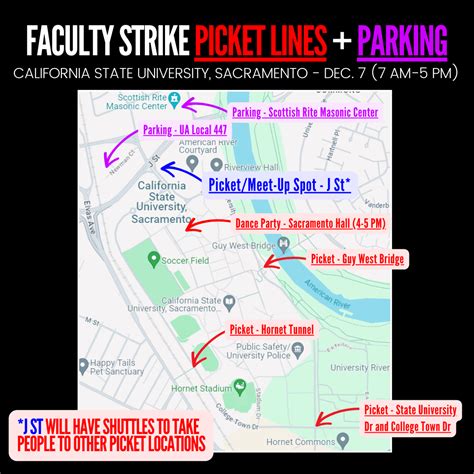 Dec. 7 CSU Faculty Strike at Sac State Parking + Picket Line Info : r ...