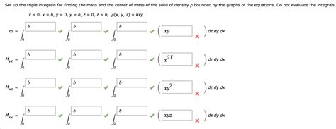 Image result for Finding Mass Using a Triple Integral