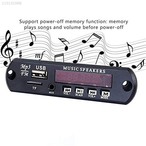 PRAV® 014C Black Car Durable Car Mp3 Player Decoder USB Interface DC 5V ...