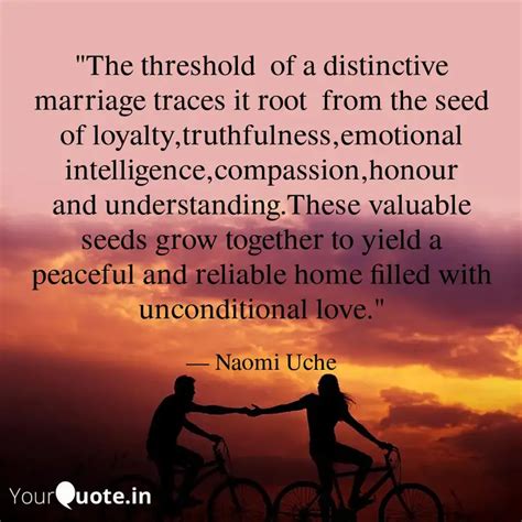 "The threshold of a dist... | Quotes & Writings by Naomi Uche | YourQuote