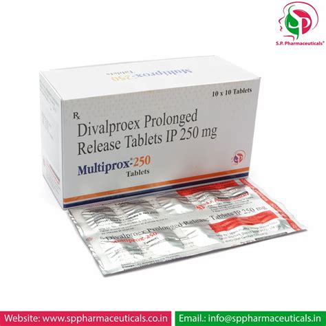 ANTI DEPRESSANT DRUGS - Divalproex 250 Mg Tablets Wholesaler from Barwala