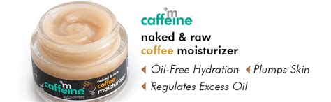Mcaffeine Naked & Raw Coffee Moisturizer 50 ml | Coffee, Hyaluronic ...