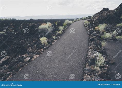 Paved, Accessible Trail in the Lava Lands Trail of Molten Lands in ...