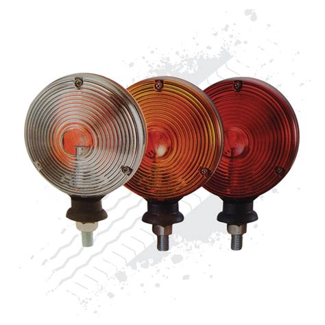 Spanish Style, Lollipop/Lolly Stalk Light Red/Amber Bulb Fitment (Bulb ...