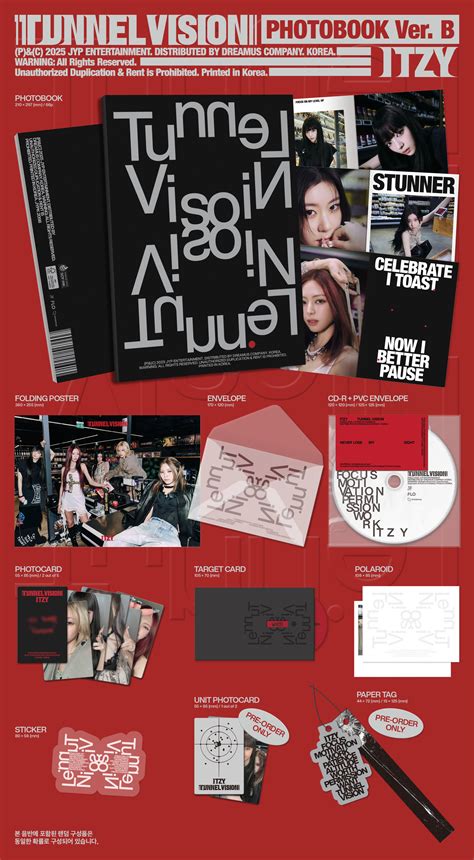 [APPLE MUSIC] ITZY - TUNNEL VISION (Photobook Ver.) | Musica
