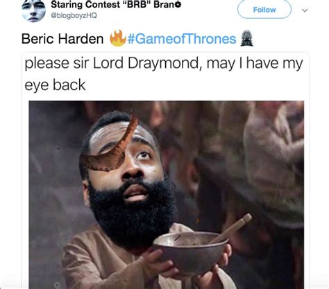 James Harden's extremely bloodshot eyes terrify the internet, spawn memes