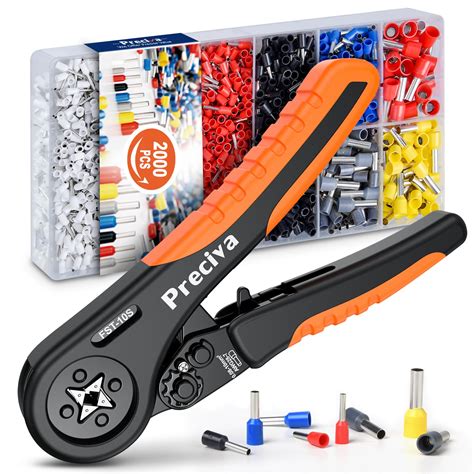 Buy Ferrule Crimping Tool Kit with 2000PCS Wire Connectors, Preciva ...