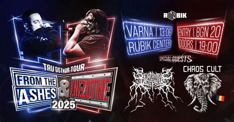 TRU DETKOR TOUR - From The Ashes BG, Enezothe, Sentinels Of Despair ...