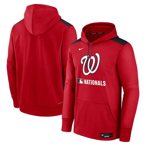 Nike Washington Nationals Authentic Collection Performance Pullover ...