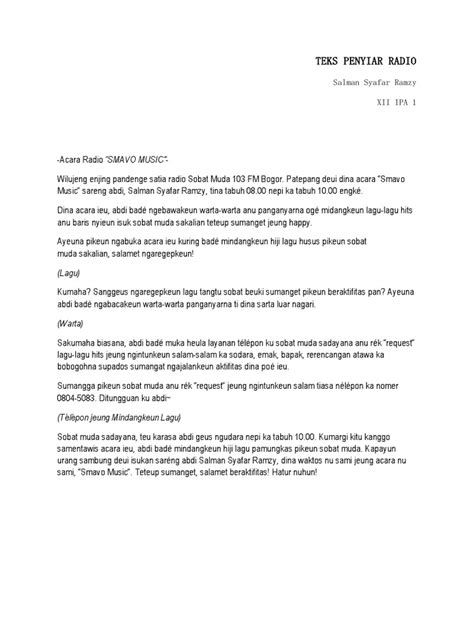 Image result for Contoh Script Voice Over