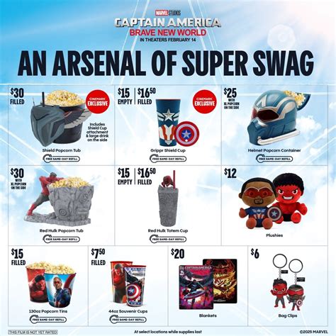 Here is the Captain America: Brave New World Popcorn Bucket Round-Up