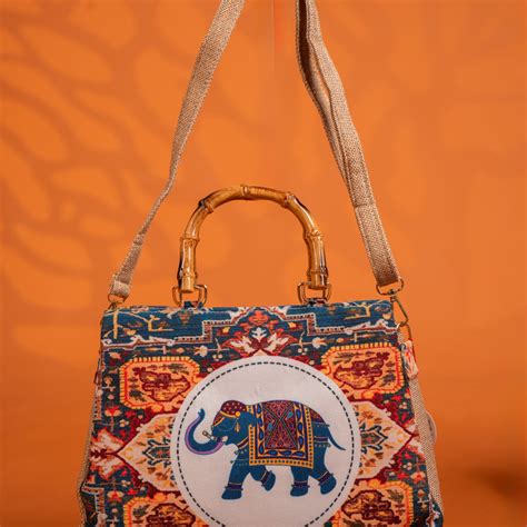 Printed Handbag Elephant - Multi Colour – Ikyem
