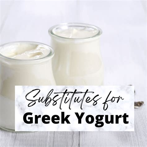 Greek Yogurt Substitutes (And When To Use Them) - The Nessy Kitchen