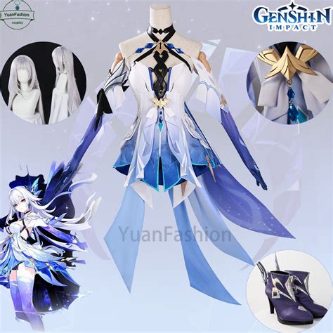 [คลังสินค้าพร้อม] Genshin Impact คอสเพลย์ Skirk คอสเพลย์ Void Abyss ...