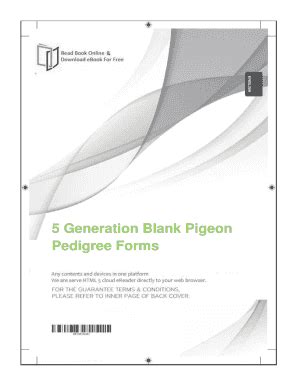 Pigeon Pedigree Forms Blank Download - Fill and Sign Printable Template ...