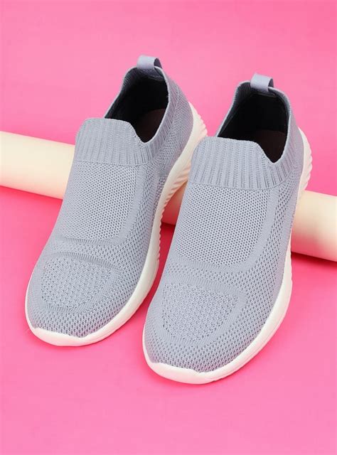 Buy Women Mesh Textured Slip-On Sports Shoes Online at just Rs. 599.0 ...
