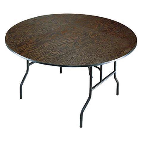 Midwest Folding R42E 42" Round Folding Table, Plywood | StageDrop