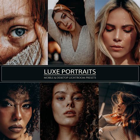 10 Luxe Portraits Lightroom Mobile & Desktop Presets | Beauty, Wedding ...
