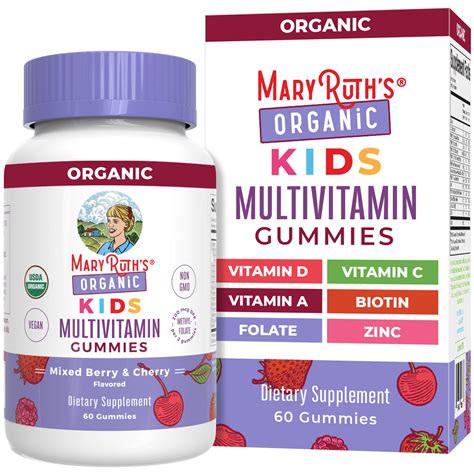 Organic Kids Multivitamin Gummies – MaryRuth Organics