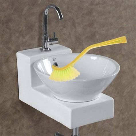 Timeline Wash basin and Sink cleaning Multipurpose Brush Set of 2 Nylon ...