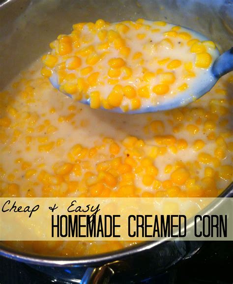 Easy Creamed Corn | Cheap, Fast, Homemade & Freezer Friendly | Busy ...