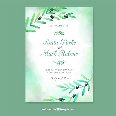 Page 2 | Background invitation green Images - Free Download on Freepik