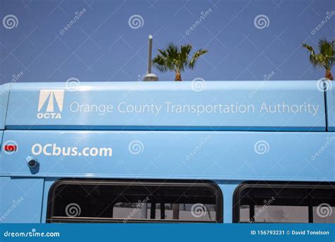 OCTA transit bus editorial photo. Image of landscape - 156793231