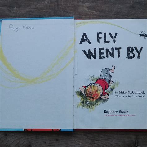 A Fly Went By Mike Mcclintock Vintage 1986 - Etsy