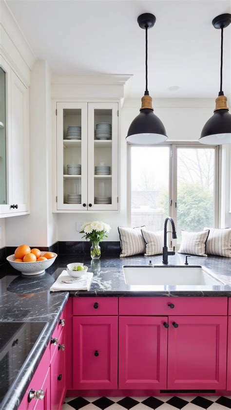 Pink Kitchen Cabinets: A Trendy and Transformative Design Choice ...