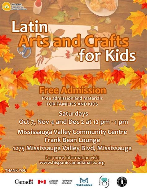 Latin Arts & Craft For Kids - Fall Edition, Mississauga Valley ...