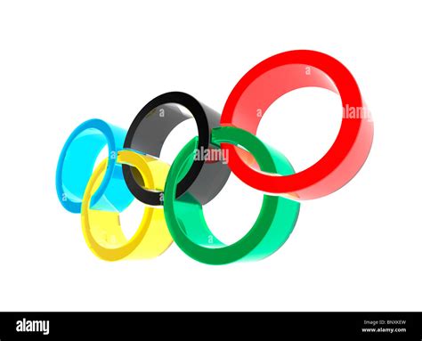 Olympic rings symbol hi-res stock photography and images - Alamy
