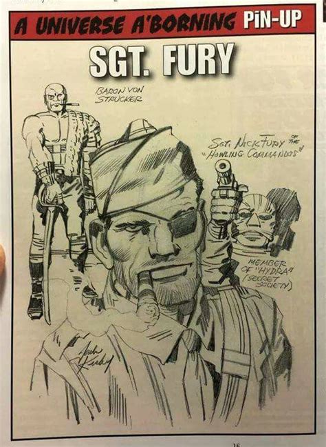 .The original, classic Nick Fury by Jack Kirby, the Ing! Comic Book ...