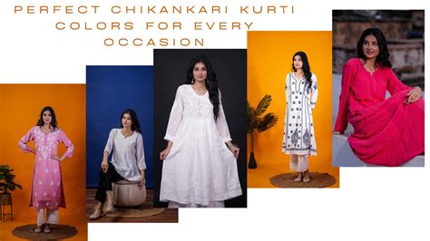 The Perfect Chikankari Kurti Colors for Every Occasion