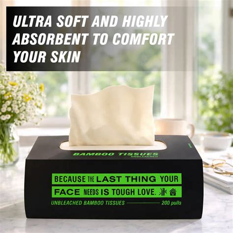 Buy Sustainable Bamboo Facial Tissue Paper Online | Beco