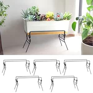 ecofynd Joel Metal Planter Stand for Living Room, Plant Stand for ...