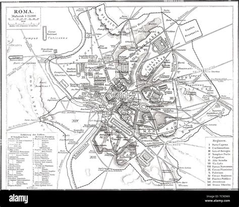 Map Of Rome Antique Stock Photos & Map Of Rome Antique Stock Images - Alamy