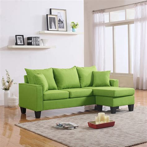 Uni Fashion Fair Crome Furniture Modern Fabric Small Space L Shape ...