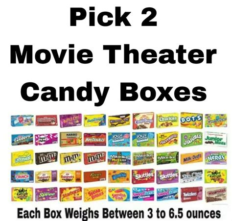 Movie Candy Boxes