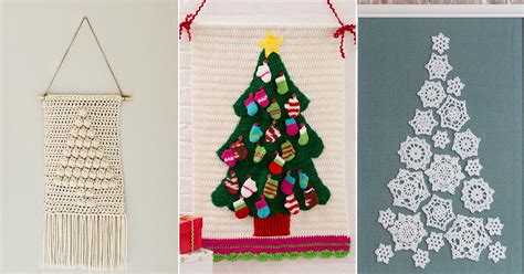 Image result for Christmas Tree Wall Hanging Pattern