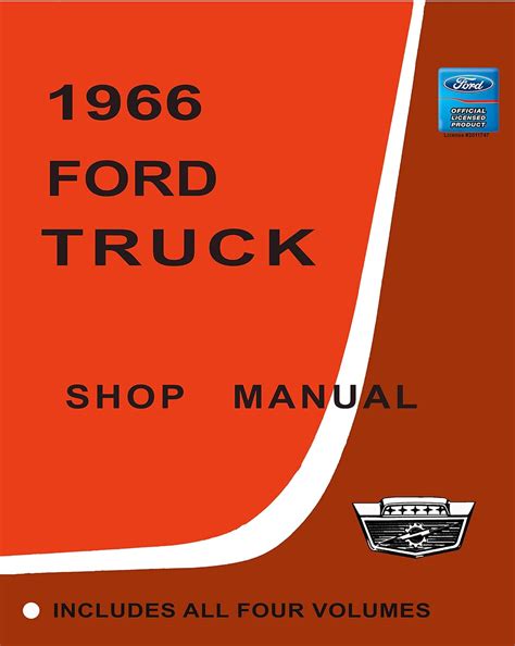 1966 Ford Truck Shop Manual eBook : Motor Company, Ford: Amazon.in ...