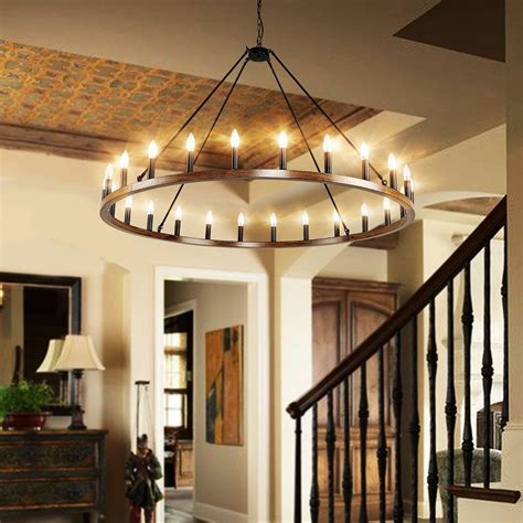 Chandeliers | Modern farmhouse lighting, Wagon wheel chandelier ...