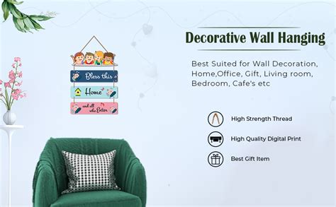 Artvibes Home Quote Decorative Wooden Wall Art Hanging for Living Room ...