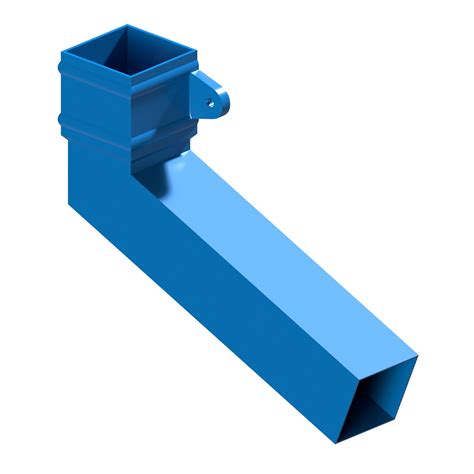 Traditional Square 76.2mm Pipe Long Tailed Elbow 300mm projection, 112 ...