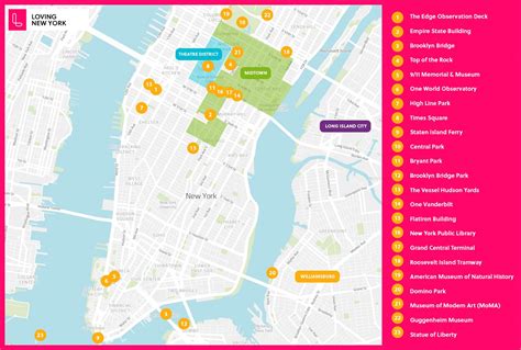 Broadway Nyc Theaters Map